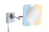 Lusterko kosmetyczne JORA LED 3.3W 2700/4000/6500K +wyłącznik IP44 230V chrom / biały
