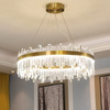 Stella GOLD Żyrandol 80cm złota lampa kryształowa glamour nowoczesna ULFN347 Unilight
