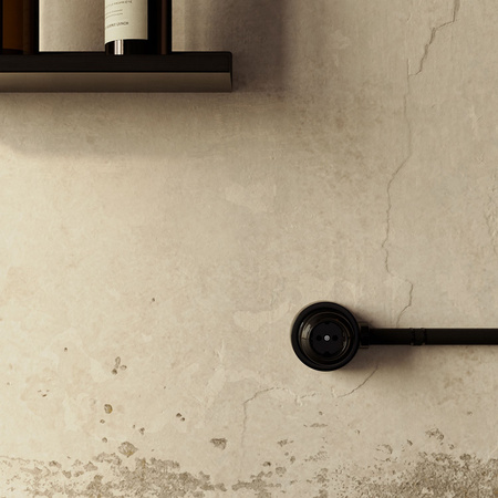 Zestaw gniazdka Schuko na ścianę i podstawy do Creative-Tubes z porcelany Creative cables BKPGERF-KPGER1FNER