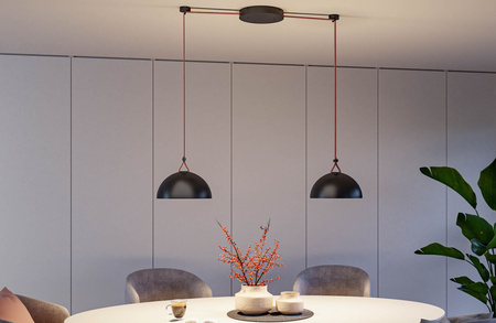 Taśma przewodząca systemu Uline 10m 48V terakota tkanina / miedź PAULMANN PL94637