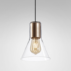 MODERN GLASS Flared TP E27 fi50 Phase-Control zwieszany czarny 50474-0000-U8-PH-12 AQForm