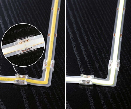 MaxLED 500 Strip Edge Full-Line COB Narożnik 90st. 2700K 0,3W 24V srebr twszt PAULMANN PL71121