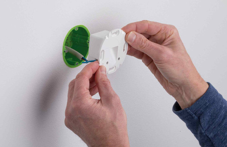 Oprawa przyschodowa WALL LED okrągła 1.1W 65 lm 2700K 230V biały / tworzywo sztuczne