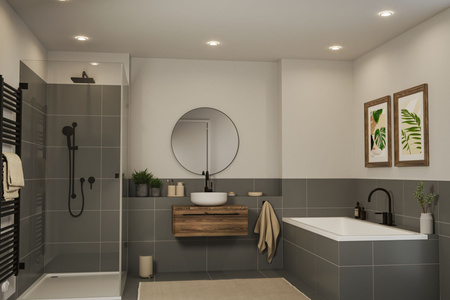 Oprawa wpuszczana SORMUS LED 6.5W 560lm / 180lm 3000K IP65 230V chrom matowy / tworzywo sztuczne PAULMANN PL92249