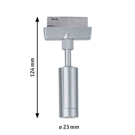 Adapter uniwersalny URail do lampy wiszącej max. 50W 230V czarny mat / metal / tworzywo sztuczne