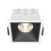 Downlight White and black Alfa LED Maytoni DL043-01-15W3K-D-SQ-WB
