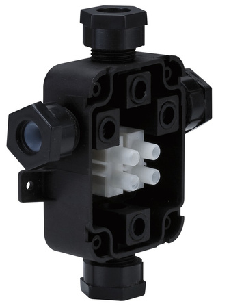 Rozgałęźnik IP67 Czarny