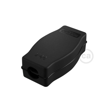 Puszka elektryczna do łańcuchów świetlnych Lumet z adapterami do kabli okrągłych i płaskich Creative cables CON01