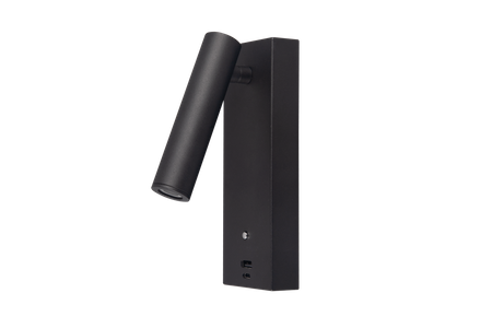 KINKIET DO CZYTANIA CZARNY ULKN12 Unilight