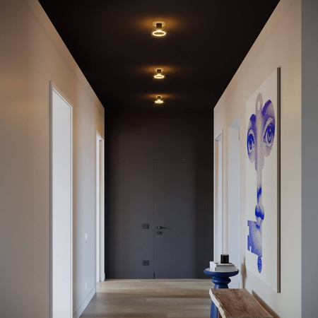 Kinkiet z mini przezroczystą żarówką Ghost Creative cables BIP44-E27-1-L4-IP44-E27-1-N-L4