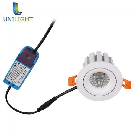 OCZKO OPRAWA SUFITOWA DOWNLIGHT - 13W. ŚCIEMNIANIE ORAZ REGULACJA BARWY: 2000K - 3000K. ULDL33 Unilight