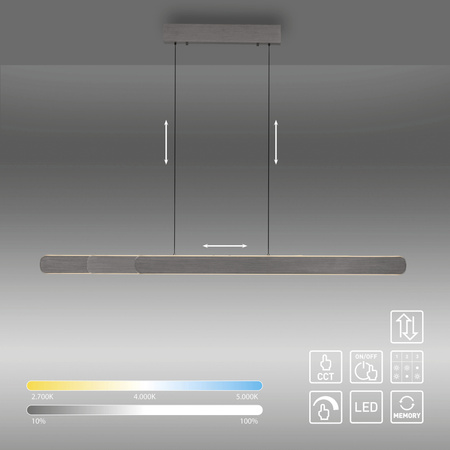 Lampa Wisząca Ciemnometalowy-brązowy ADRIANA ROUND 003902-032159 Newgarden