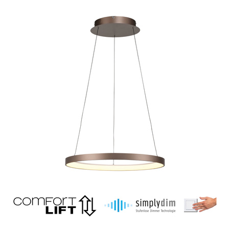 Lampa Wisząca Kawowy HOOP 003902-032166 Newgarden