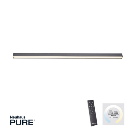 Lampa Sufitowa Antracyt PURE-LINES 003902-026019 Newgarden