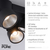 Lampa Sufitowa Czarny PURE-NOLA 003902-031717 Newgarden