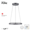 Lampa Wisząca Szary PURE E-LOOP 003902-031684 Newgarden