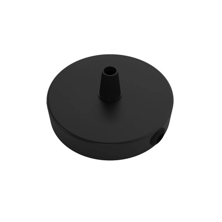 Okrągła metalowa podsufitka maskownica sufitowa Mini 1 otwór centralny i 2 otwory boczne Creative cables BKRM83FC2L-KRM83FC2LVN