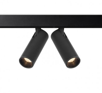 MINI SPOT DUE MULTILINE LED DALI 2X7W 3000K CZARNY