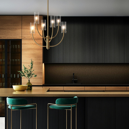 Lampa wisząca BRASS Arco Maytoni MOD223PL-06BS