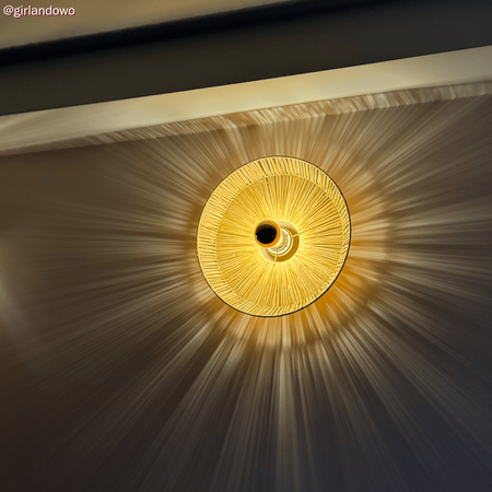 Abażur z rafii Moorea Creative cables BPAN02-NAT-PAN02-NAT