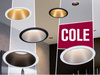 Oprawa do wbudowania COLE COIN LED 3-STEP DIM 1x6W 470lm 2700K IP44 230V czarny / złoty / matowy