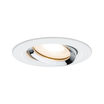 Oprawa do wbudowania NOVA PLUS LED DIM wychylna GU10 7W 460lm 93mm 2700K IP65 230V chrom mat PAULMANN PL92903
