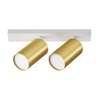 Lampa sufitowa White and matte gold FOCUS S Maytoni C051CL-U-2WMG