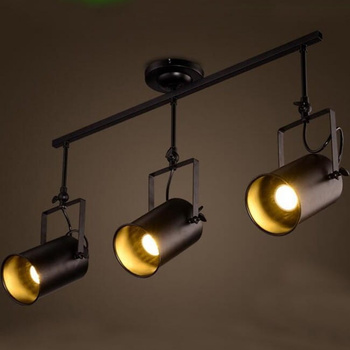 Lampa sufitowa REGULOWANA 3 x E27 czarna ULFN244 Unilight