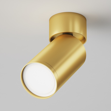 Lampa sufitowa Matte gold FOCUS S Maytoni C050CL-U-1MG