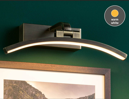 Oprawa ścienna BENTO LED 6W 300lm 300mm 3000K 230V mosiądz antyczny PAULMANN PL95559