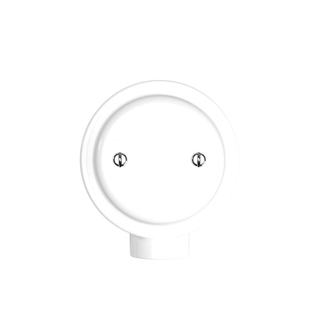 Duża okrągła podsufitka rozeta sufitowa Rose-One, średnica 200 mm, 2 otwory i 4 otwory boczne Creative cables BKROR203TF-KROR203TF103