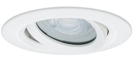 Oprawa do wbudowania NOVA PLUS LED DIM wychylna GU10 7W 460lm 93mm 2700K IP65 230V biały mat PAULMANN PL92897