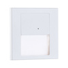Oprawa przyschodowa TSARO LED czujnik ruchu i zmierzchu kwadrat 1x1,W 80lm 2700K IP20 230V biały matowy / tworzywo sztuczne PAULMANN PL80002