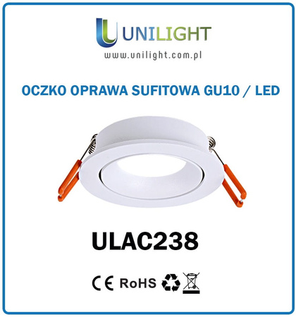 OPRAWA OCZKA GU10 DO NISKIE SUFIT ULAC239 Unilight