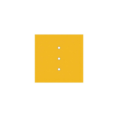 Duża kwadratowa podsufitka maskownica Rose-One, 200 mm, 3 otwory i 4 otwory boczne Creative cables BKROQ203LF-KROVNQ203LF113