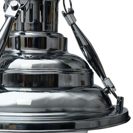 Lampa wisząca industrialna E27 chrom 130cm ULFN242 Unilight