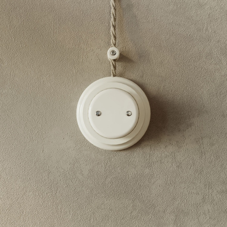 Duża okrągła podsufitka rozeta sufitowa Rose-One, średnica 200 mm, 2 otwory centralne i 4 otwory boczne Creative cables BKROR202F-KROVNR202F114