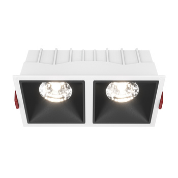 Downlight White and black Alfa LED Maytoni DL043-02-15W4K-D-SQ-WB