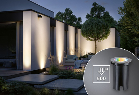 Oprawa dogruntowa FLOOR LED SH Zigbee 5W 2700-6500K IP67 230V stal szlachetna / aluminium