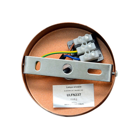 Lampa wisząca vintage gold/ brązowa E27 ULFN237 Unilight