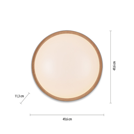 Lampa Sufitowa Szary Q-EMILIA 003902-032202 Newgarden