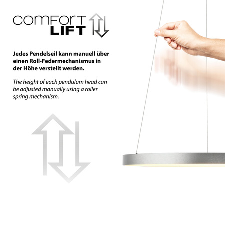 Lampa Wisząca Aluminium HOOP 003902-032168 Newgarden