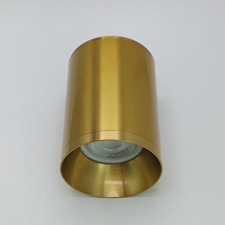 Oprawy nastropowe downlighty lampy natynkowe 1xGU10/50W/230V Złoto szczotkowane