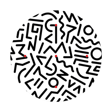 Duża okrągła podsufitka maskownica sufitowa XXL Rose-One, średnica 400 mm, 5 otworów i 4 otwory boczne - PROMOCJA Creative cables BKROR405PF-PROMO-KROR405PF202