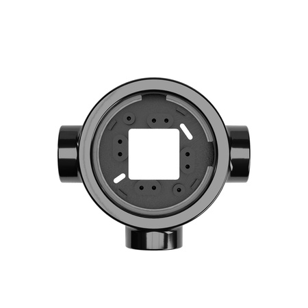 Podstawa porcelanowa do gniazdka i przełącznika / włącznika kompatybilna z Creative-Tubes - od 1 do 4 wyjść Creative cables BPBASEF-PBASE3FNER