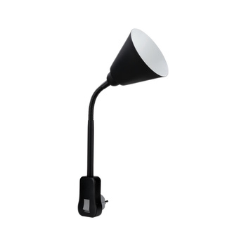 Lampa wtyczkowa JANUS elastyczne ramię E14 max. 20W 230V czarny
