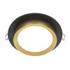 Downlight Black with gold Hoop Maytoni DL086-GX53-RD-BG