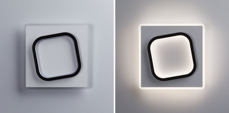 WD 2Form WL LED 22W 240x240mm Ws/Sz PAULMANN PL71164