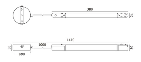 Zasilacz systemu VEYA 100VA 230/48V DC czarny PAULMANN PL95721