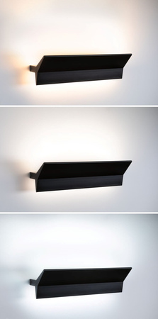 Oprawa ścienna STINE LED SH Zigbee 13W+4W 2700-6500K 1400lm DIM 230V czarny matowy